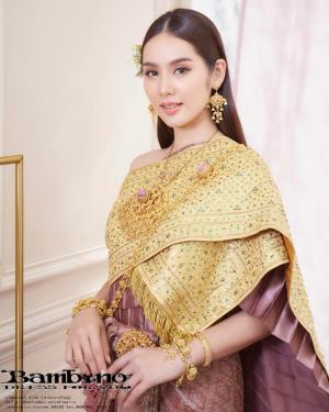 ชุดไทยเจ้าสาว ชุดไทยจักรพรรดิ์ เช่าที่แบมบี้ เวดดิ้ง ห้วยขวาง